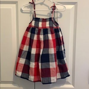 Toddler Summer Dress- red white and blue